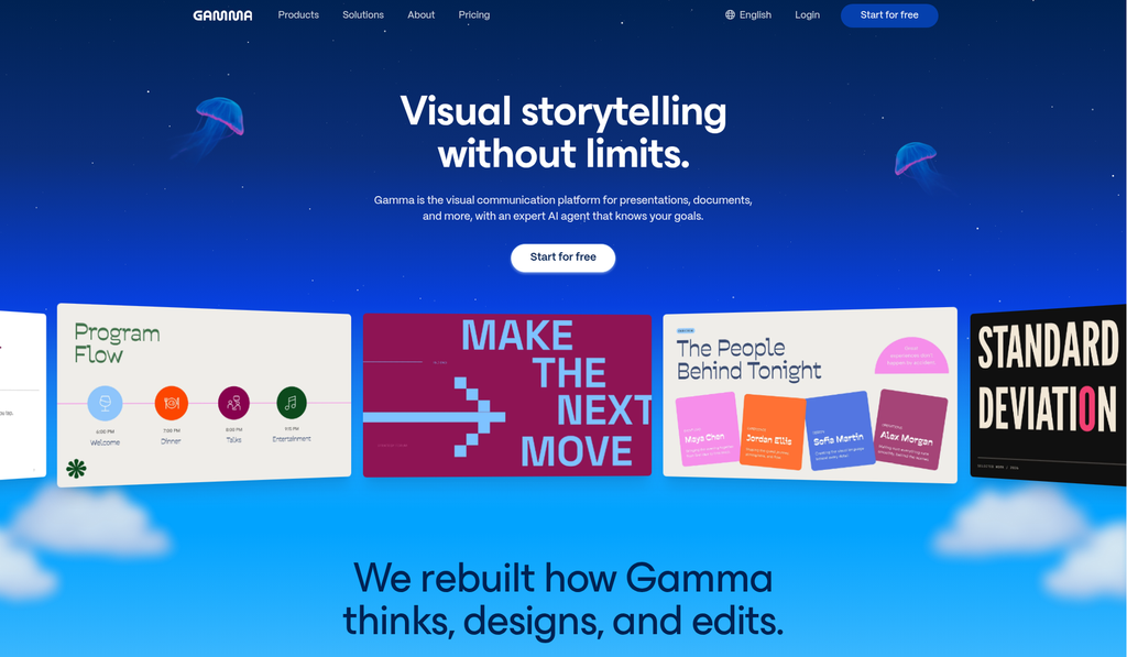 Gamma homepage